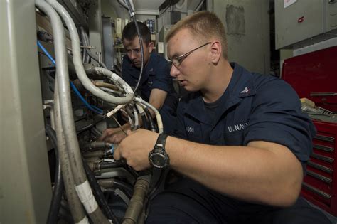 Cryptologic Technician analyzing communication signals