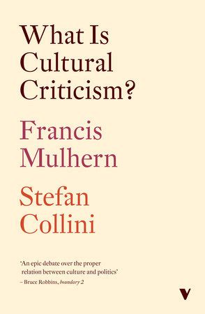 Cultural Criticism Books