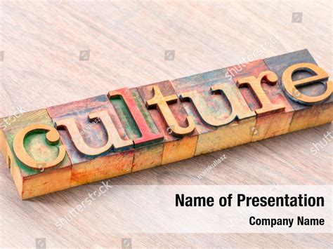 Cultural Presentation Templates