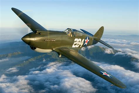 Curtiss Tomahawk in Flight