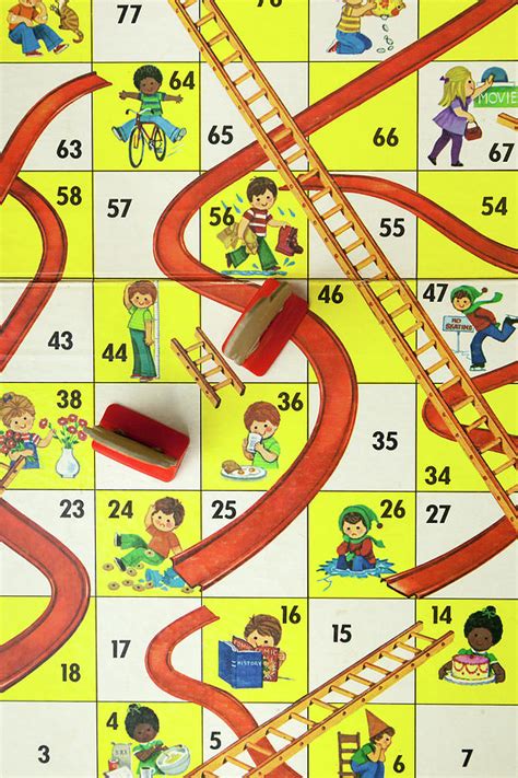 Custom Chutes and Ladders Game Board