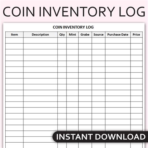 Custom Coin Inventory