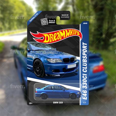 Custom Hot Wheels Package Template 5