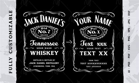 Custom Jack Daniel's Logo Template 1