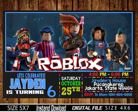 Custom Roblox Invitation