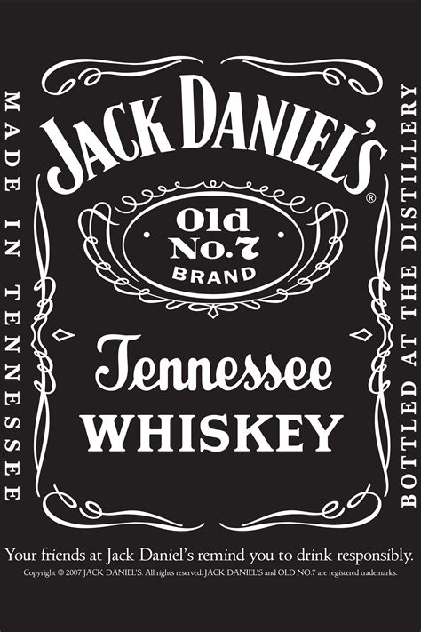 Custom Whiskey Logo Templates Jack Daniel's 6