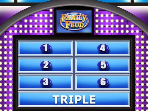 Custom Family Feud Template