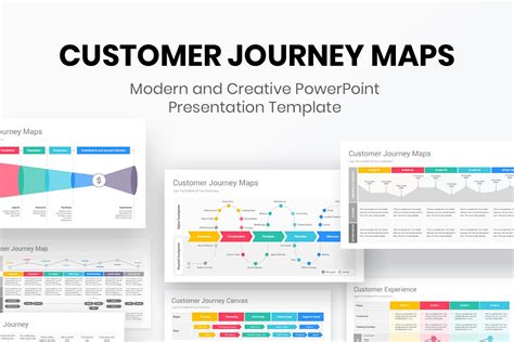 Customer Journey Map Template PPT Design