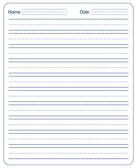 Customizable Free Lined Paper