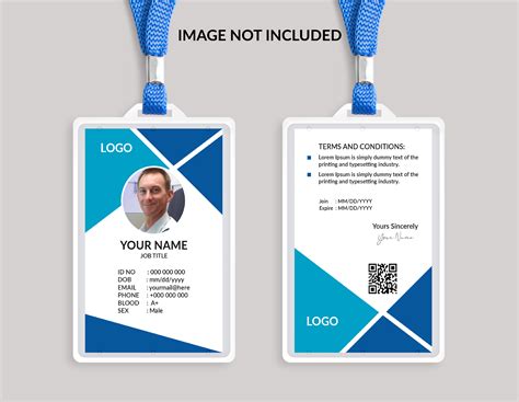 Customizable ID Card Template