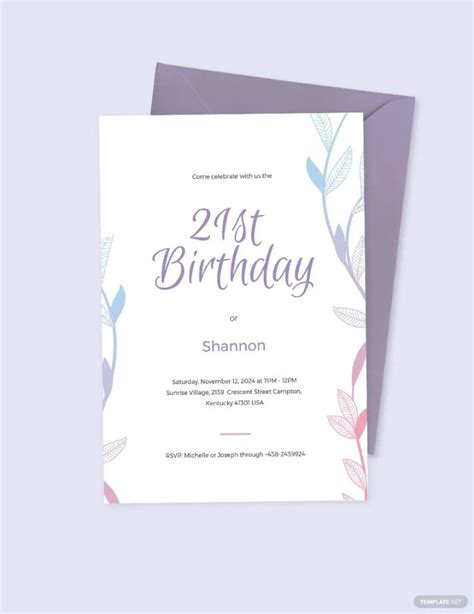 Customizable Invitation Template