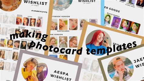 Customizable Photocard Template