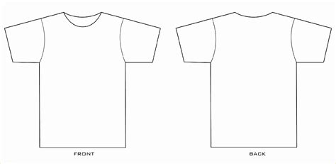 Customizable Printable Shirt Template for DIY Designers