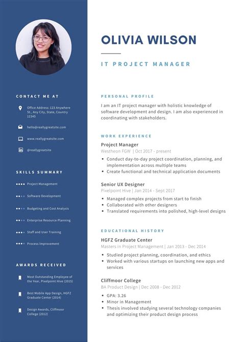 Customize ATS Resume Template Canva