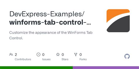 Customizing Tab Control Appearance