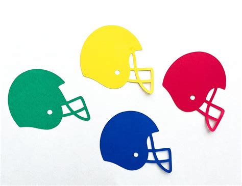 Cut Out Football Helmet Template