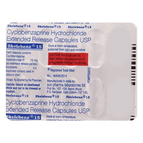 Cyclobenzaprine Capsules