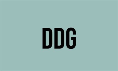 DDG Meaning