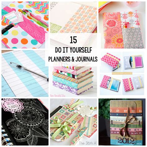 DIY planners and calendars