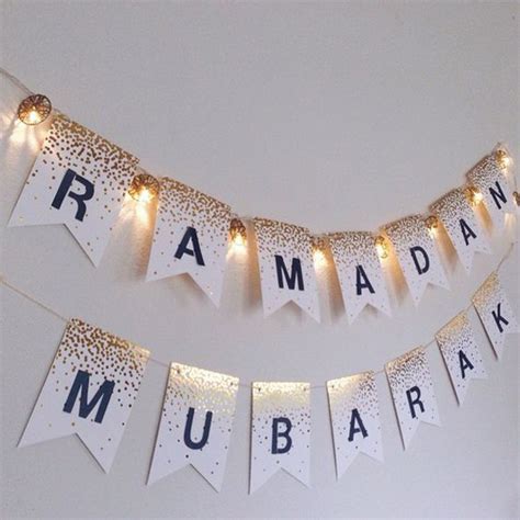 DIY Ramadan banner