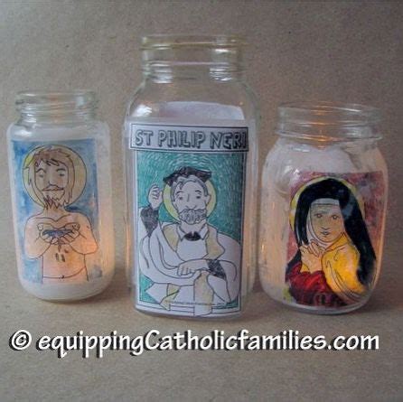 DIY Saint Candles