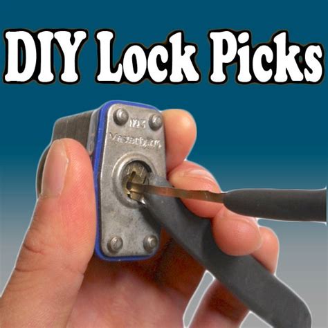 DIY Lock Pick Template Kit