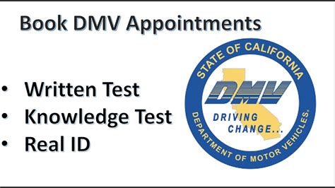 DMV Appointment Confirmation