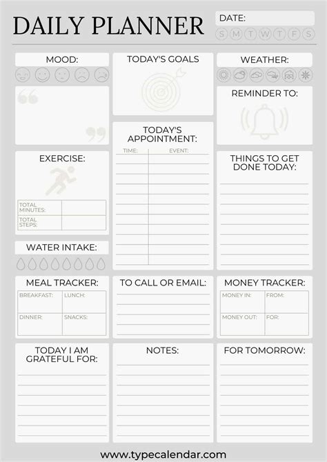 Daily Planner Template