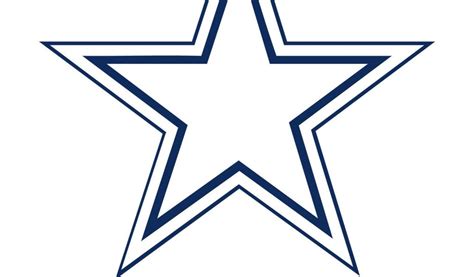 Dallas Cowboys Star Printable Template