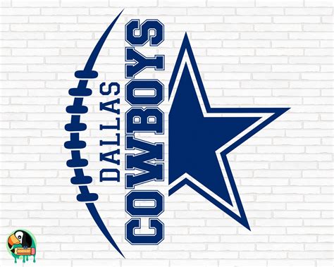 Dallas Cowboys SVG template for Cricut