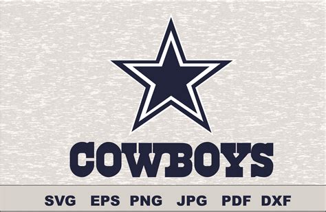 Dallas Cowboys SVG template for Cricut