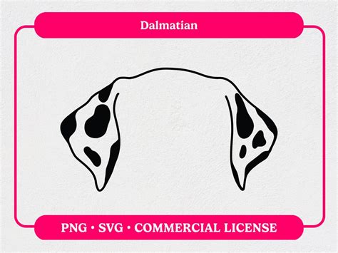 Dalmatian Dog Ear Templates Image