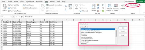 Data Analysis ToolPak