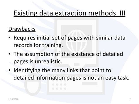 Data Extraction Methods