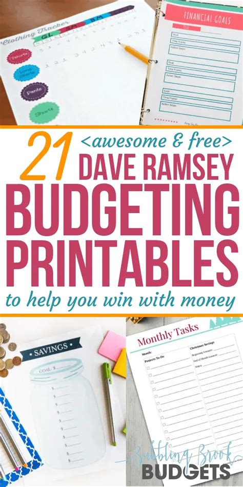 Dave Ramsey Printables Image 1