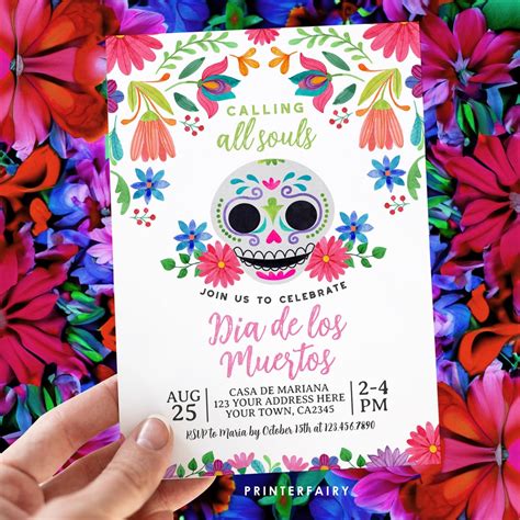 Day of the Dead Party Invitation