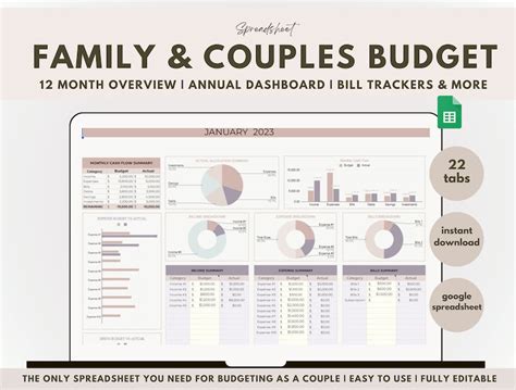 Example of a Debt Payoff Tracker for Couples