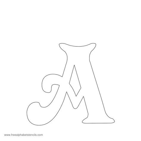 Printable letter stencils image 6