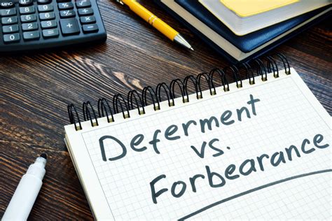 Deferment or Forbearance