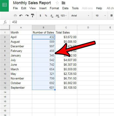 Using Define Named Range Feature in Google Sheets