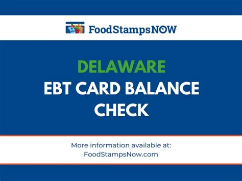 Delaware Food Stamps Balances