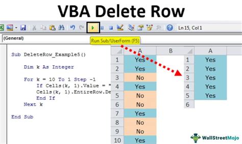 Delete Columns in Excel VBA