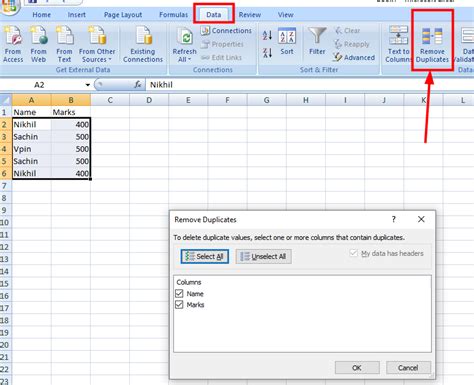 Method 4: Using VBA to Delete Duplicates