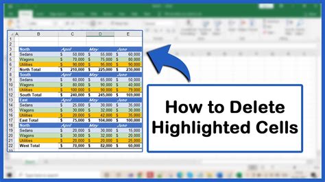 Delete Highlighted Cells Excel Alternatives