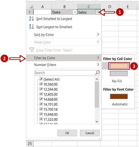 Delete Highlighted Cells Excel Example