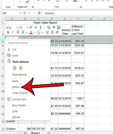 Delete Rows Using Excel Formulas