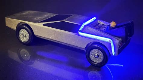 DeLorean Pinewood Derby Car Design