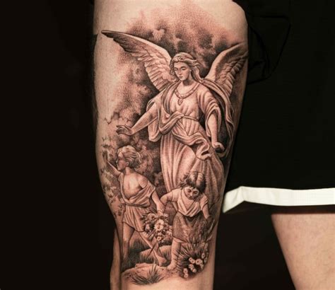 Design Options for Guardian Angel Tattoos