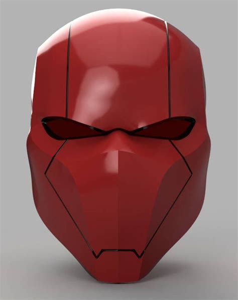 Designing Red Hood Helmet Template