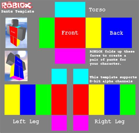 Designing Your Roblox Pants Template